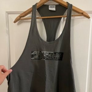Mens Gymshark Grey Tank Top
